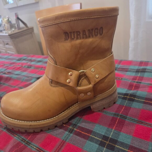 Durango Harness Tan High Soles Boots - Picture 4 of 8